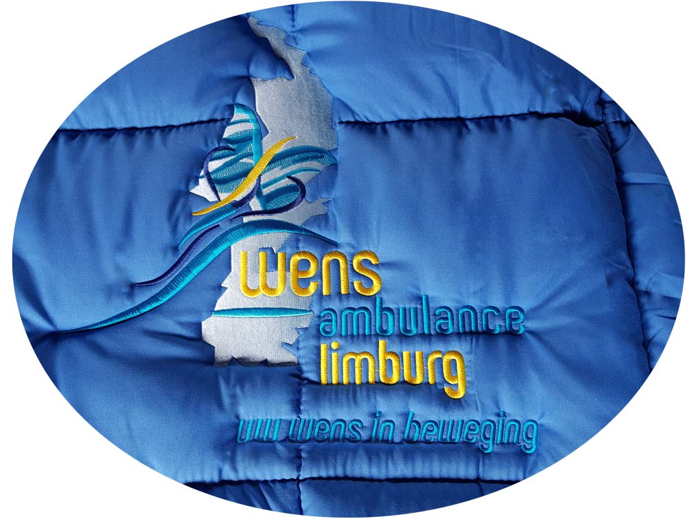Dekbed met eigen logo