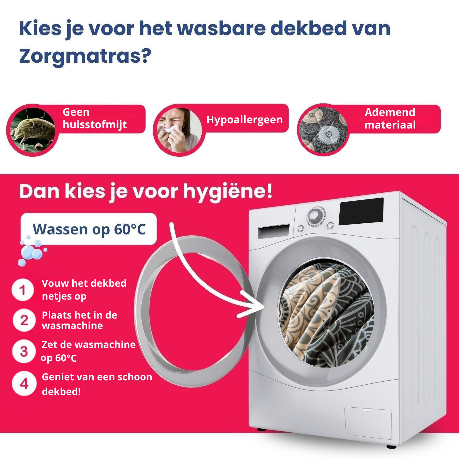 Dekbed tegen huisstofmijt