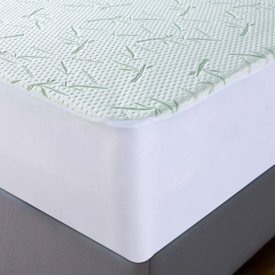 Molton hoeslaken Bamboe - waterdicht - absorberend - 90x200 - 140x200