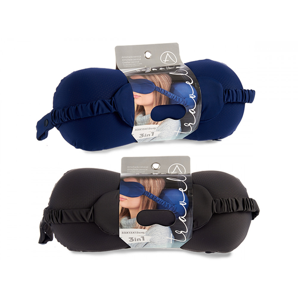 cervicaal kussen met masker