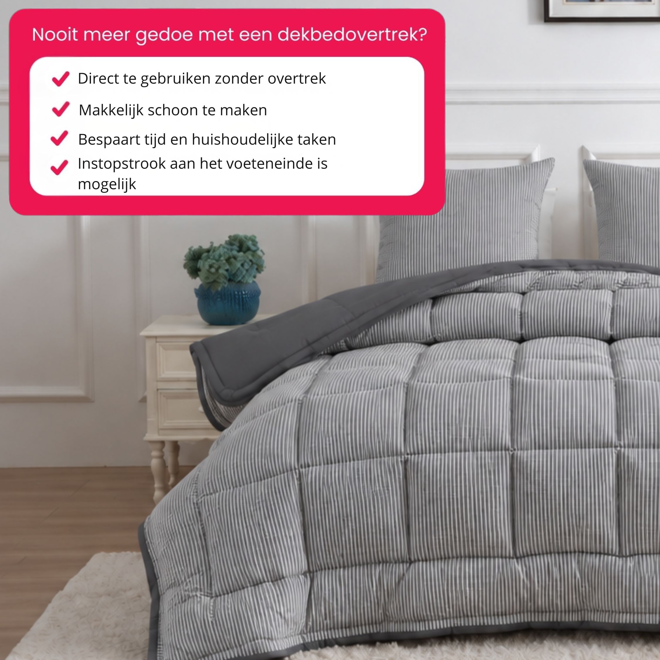 Couette sans housse (incl. taies d'oreiller) | Dessin Emma | Couette toutes saisons 400g/m²